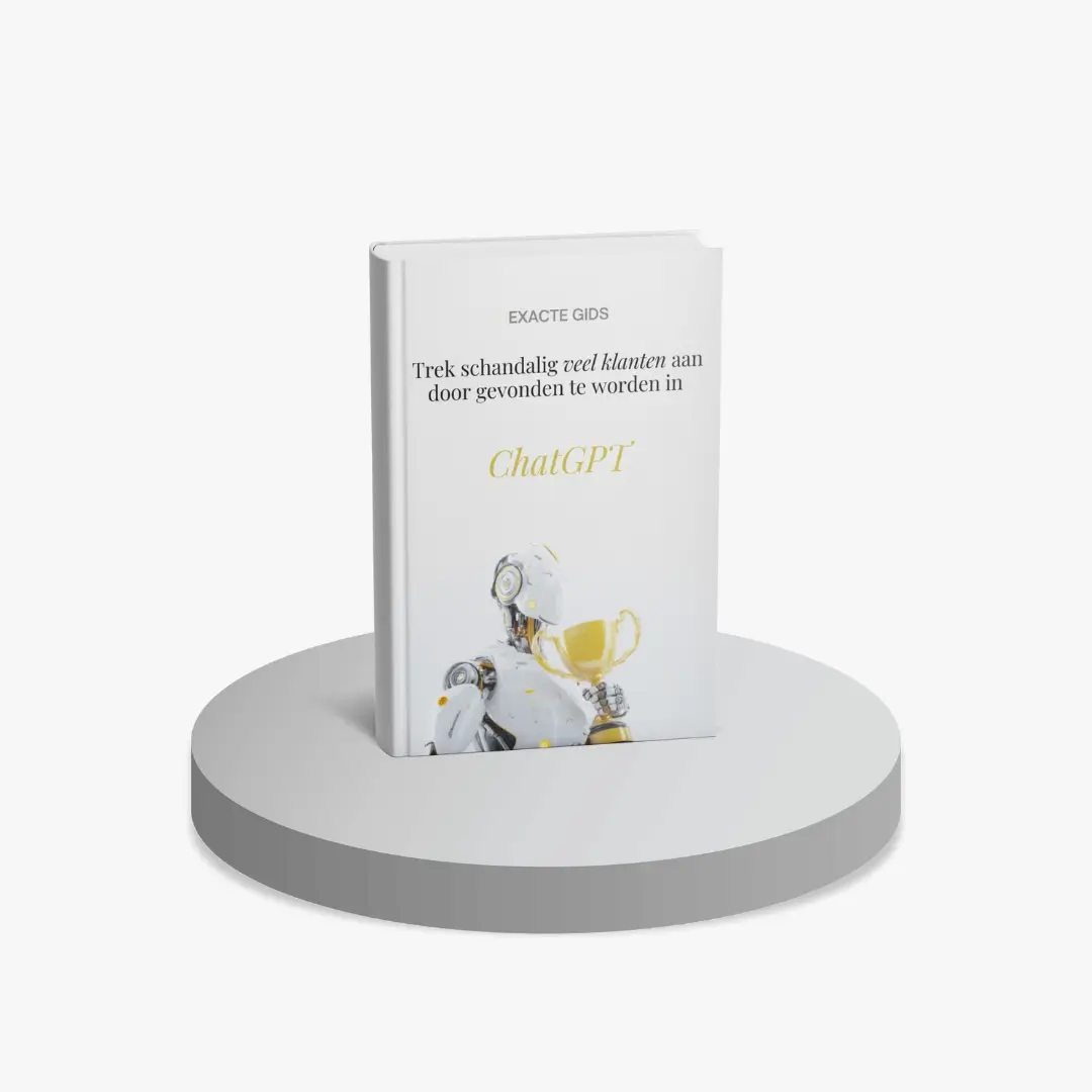 Schandalig veel klanten via ChatGPT mockup